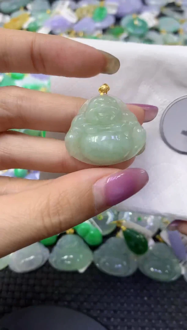颈饰未镶嵌翡翠天然缅甸翡翠A货