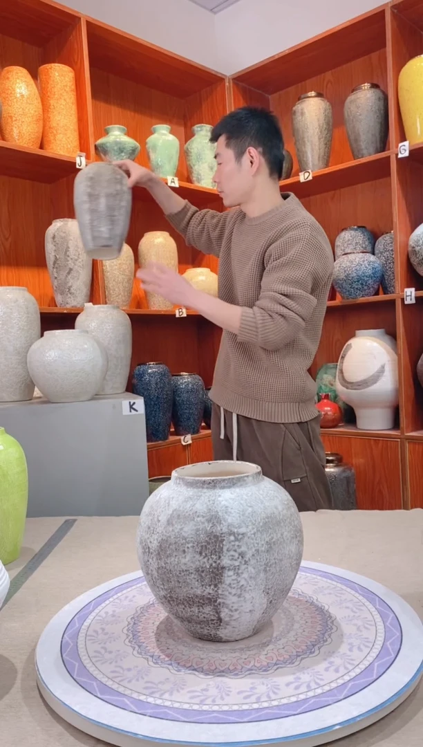 【闪购商品】瓶 陶瓷花瓶 无花 雪花秀  小号