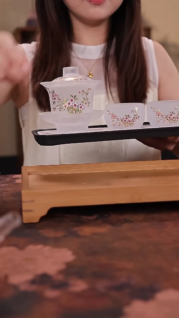 陶瓷茶具（无礼盒无茶盘）@@A12631