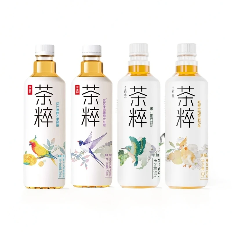 今麦郎茶粹青提菠萝芒果葡萄/茉莉花茶果味饮料500ml*5瓶畅饮装