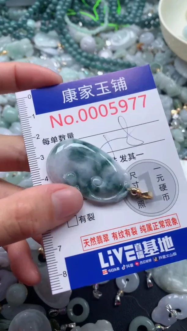 颈饰未镶嵌翡翠5977