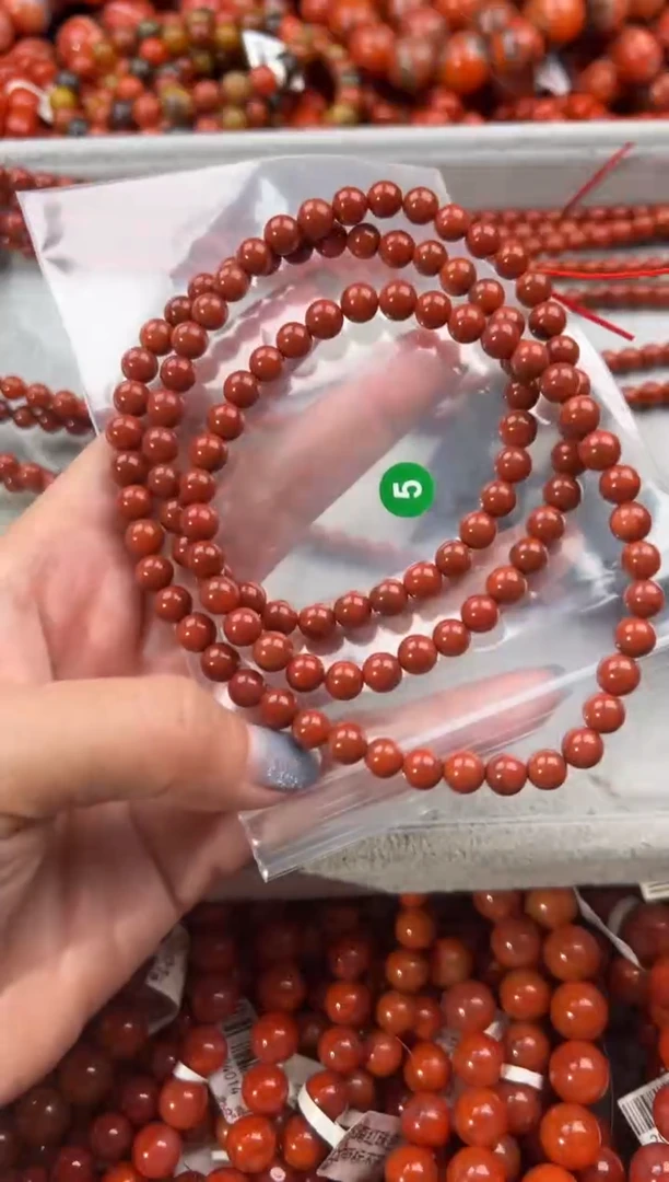 未镶嵌手串南红玛瑙6+