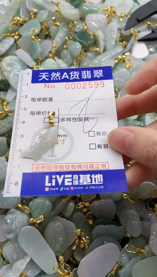 颈饰未镶嵌翡翠天然A货翡翠
