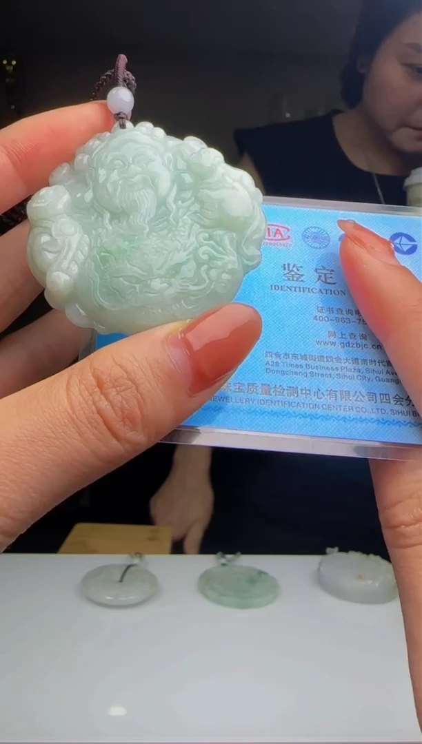 翡翠未镶嵌颈饰WB11596翡翠