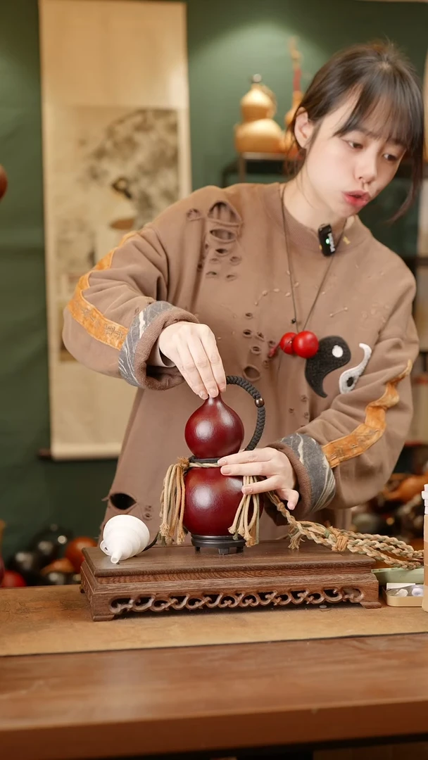 148号精品天然大漆酒葫芦一物一拍~