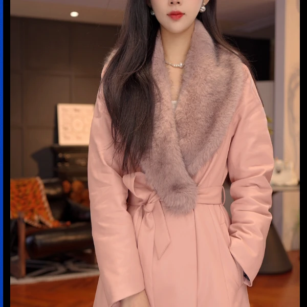 CC-高级感羽绒服收腰气质百搭翻领女保暖