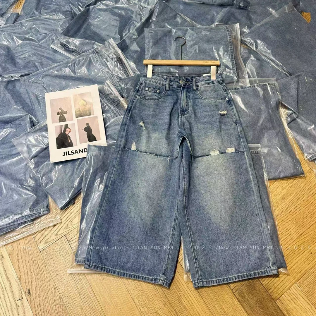 【no退no换 谨慎下单】假两件牛仔短裤中裤五分裤 73505