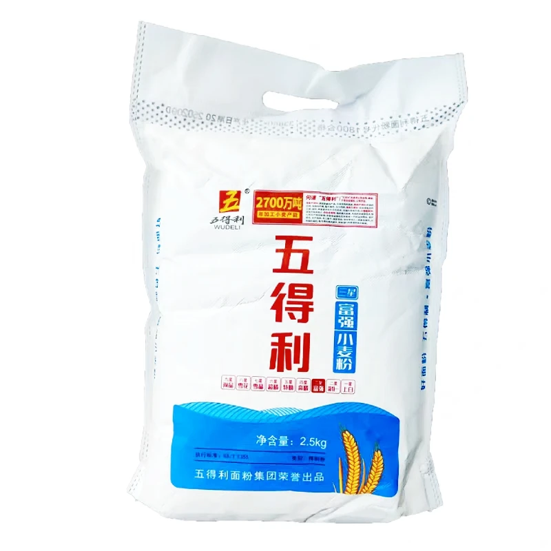 五得利三星富强小麦粉2500g