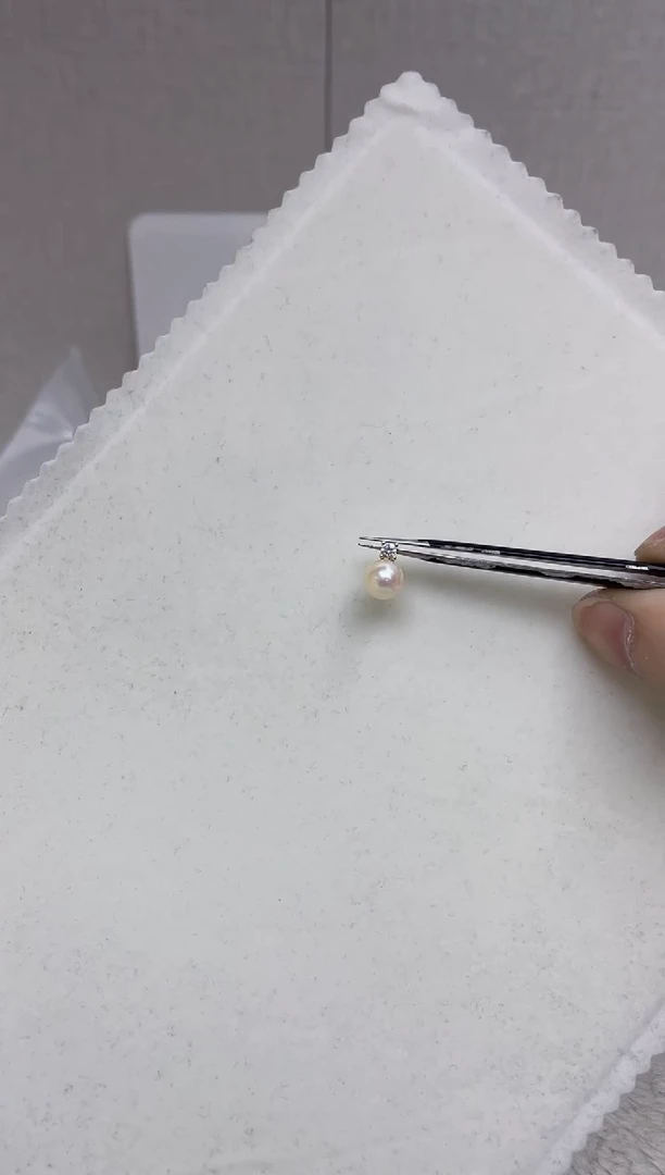 颈饰银S925镶嵌海水珍珠