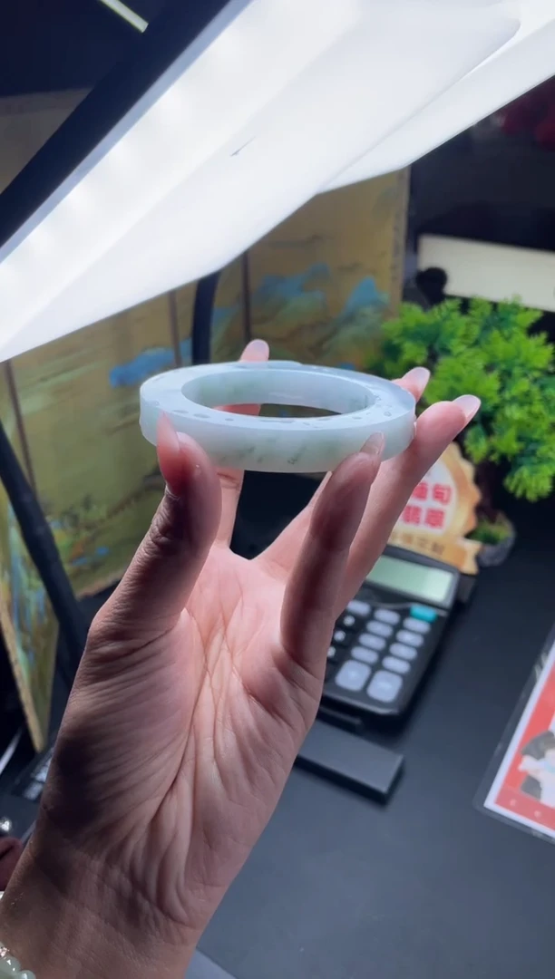 未镶嵌手镯定制翡翠正圈AJH4SZDZS