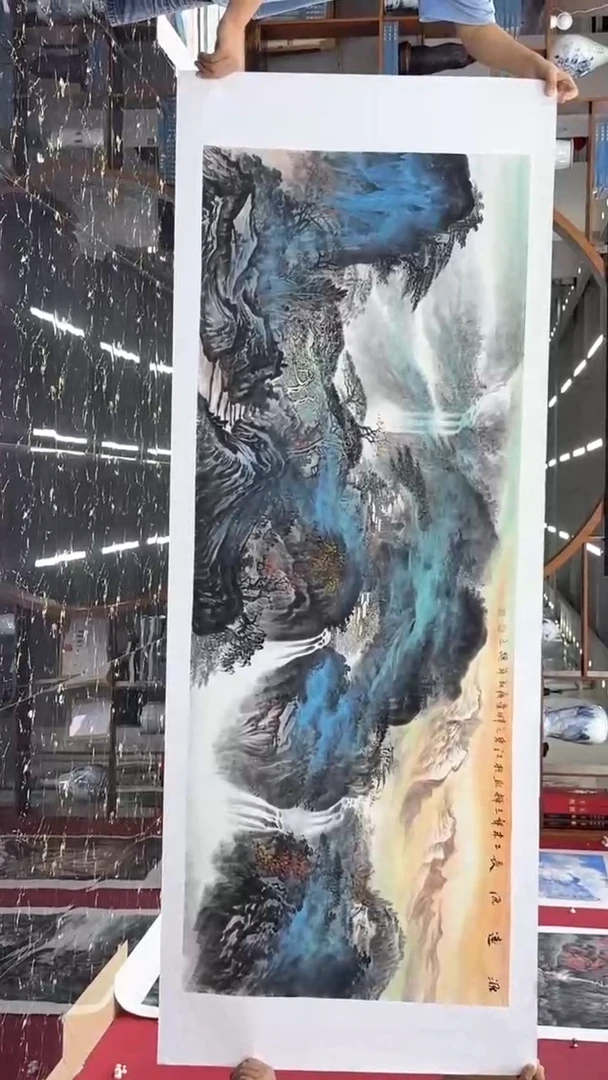 国画国画绘画山水花鸟