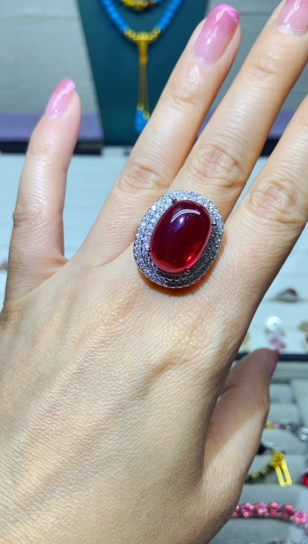银S925镶嵌耳饰紫晶1