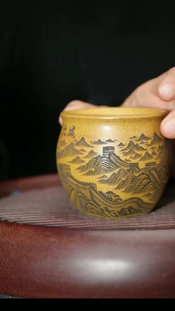 茶杯紫砂紫砂主人杯福利放漏
