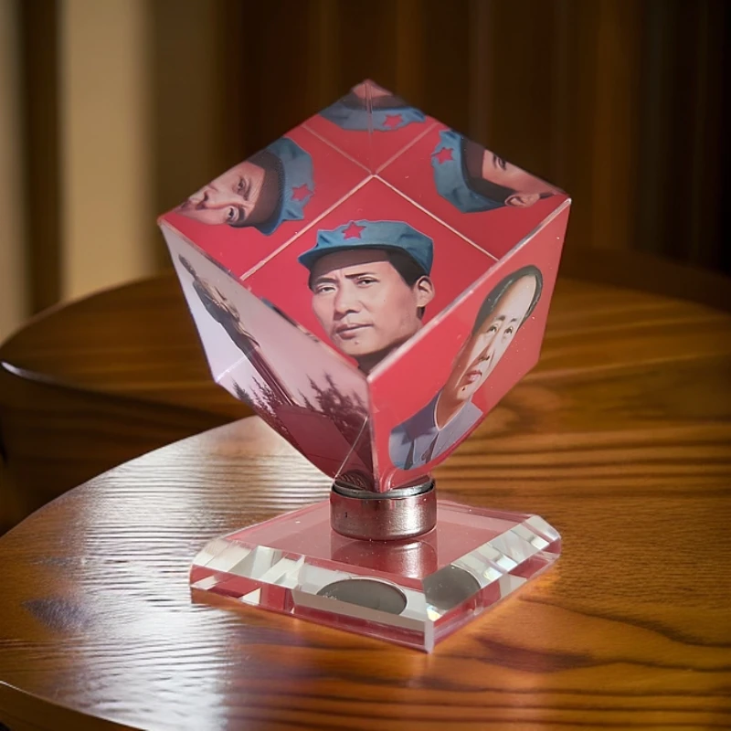 车载汽车内饰品摆件水晶高档透明毛主席青年老年广场摆件家居装饰