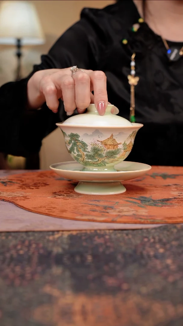 杯景德镇陶瓷杯碗柴烧多人