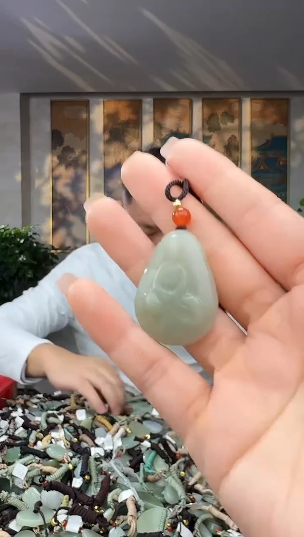 颈饰未镶嵌和田玉拍一发一多样性发货