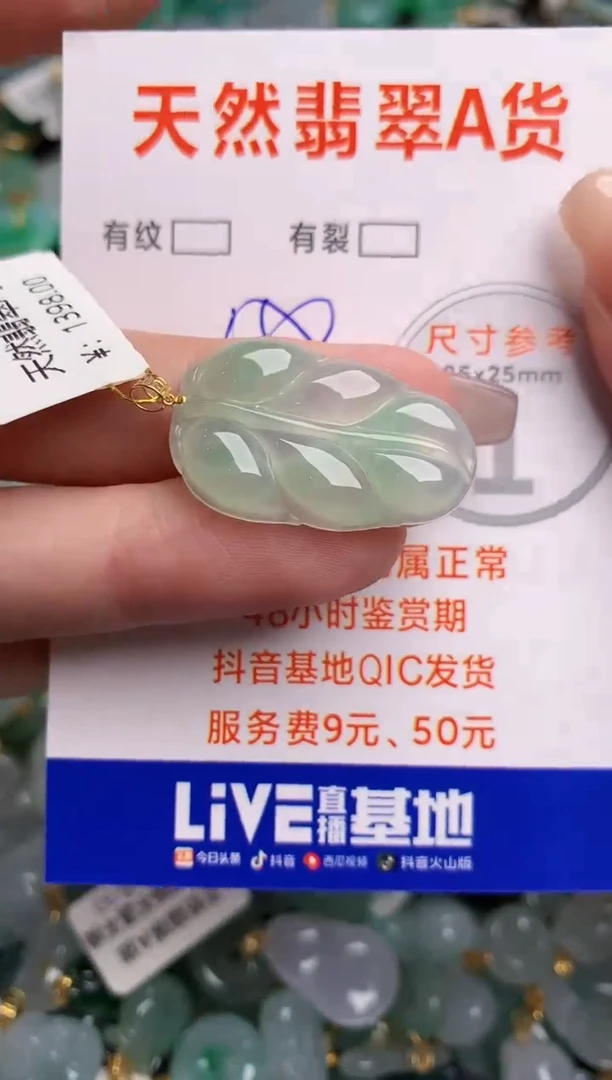 翡翠18K金镶嵌颈饰0029196828