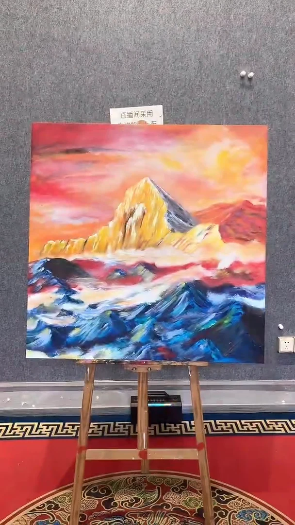 【闪购商品】国画张敬油画作品《43》