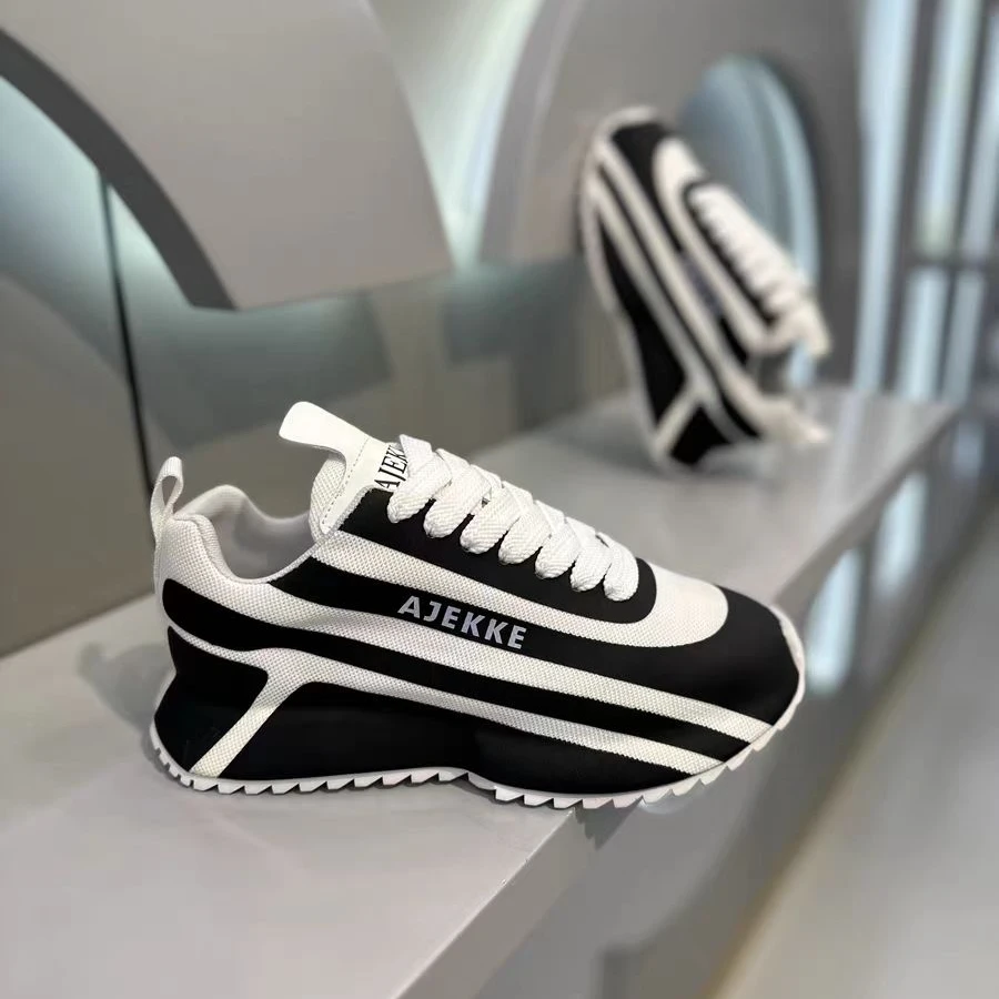 男鞋2025夏季新款透气网面欧洲站老爹鞋时尚百搭厚底休闲鞋潮鞋男