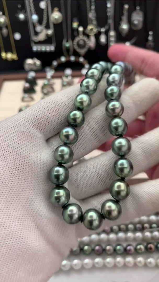 未镶嵌海水珍珠项链大溪地项链