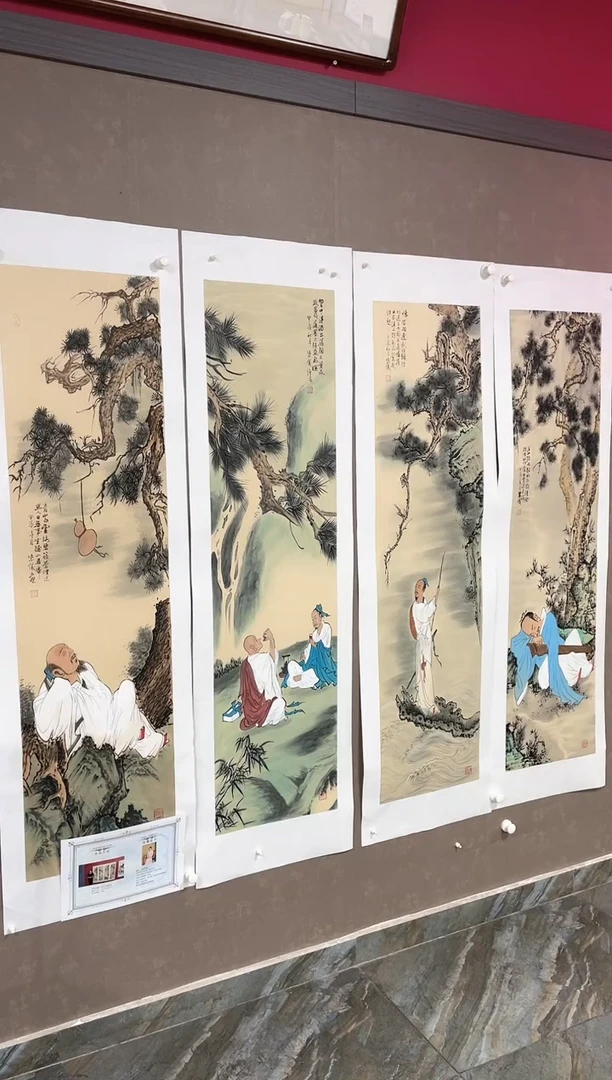 绘画55林紫仪137*34*4人物作品