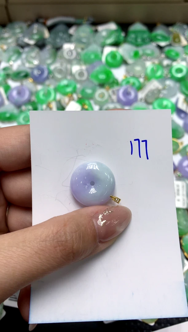 【闪购商品】翡翠颈饰18K金镶嵌111111111