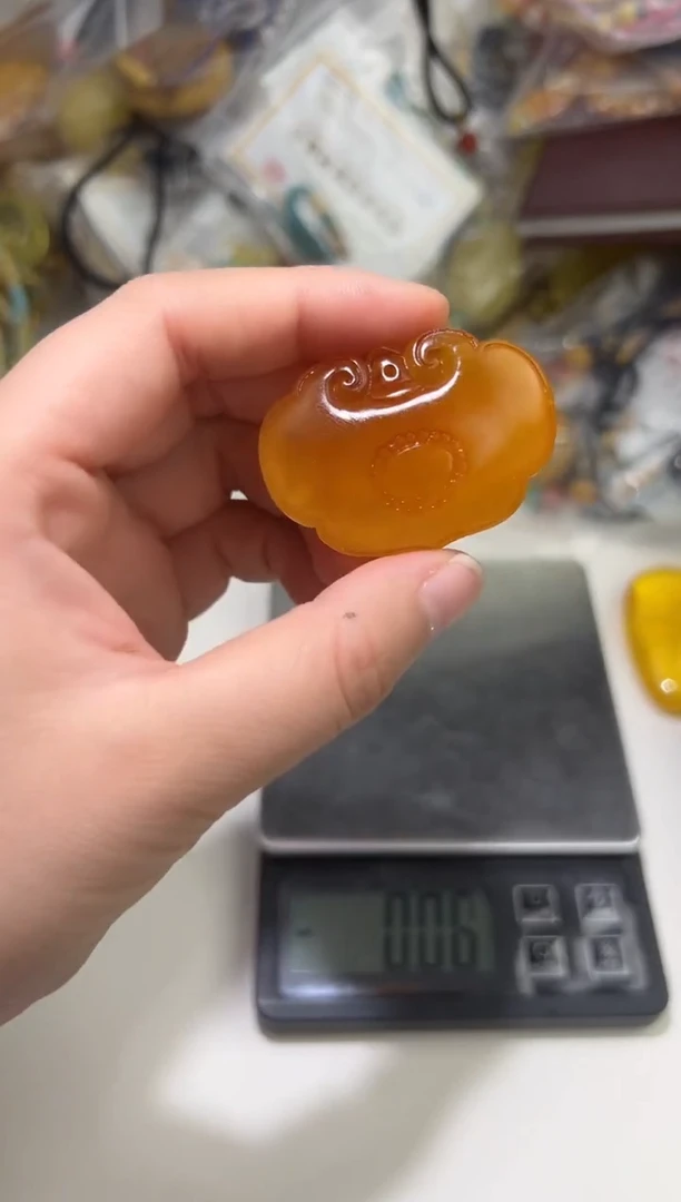 裸石琥珀未镶嵌琥珀蜜蜡吊坠