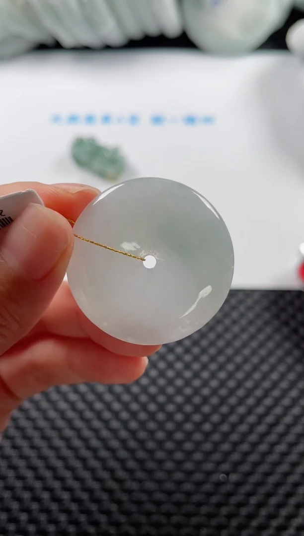 颈饰未镶嵌翡翠基地发货H 6872 平安扣