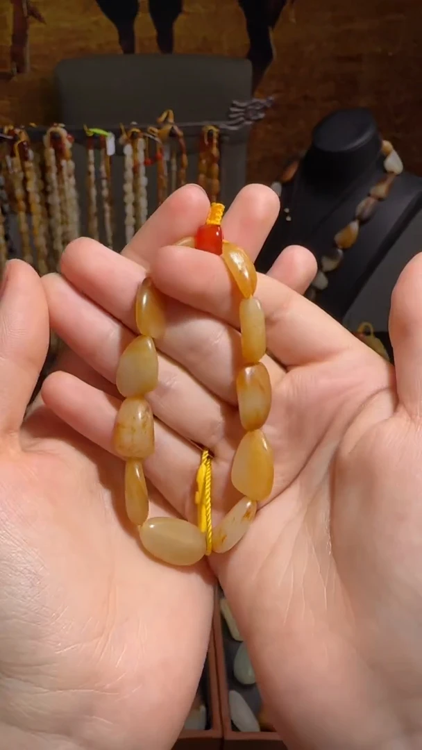 手链未镶嵌和田玉21克