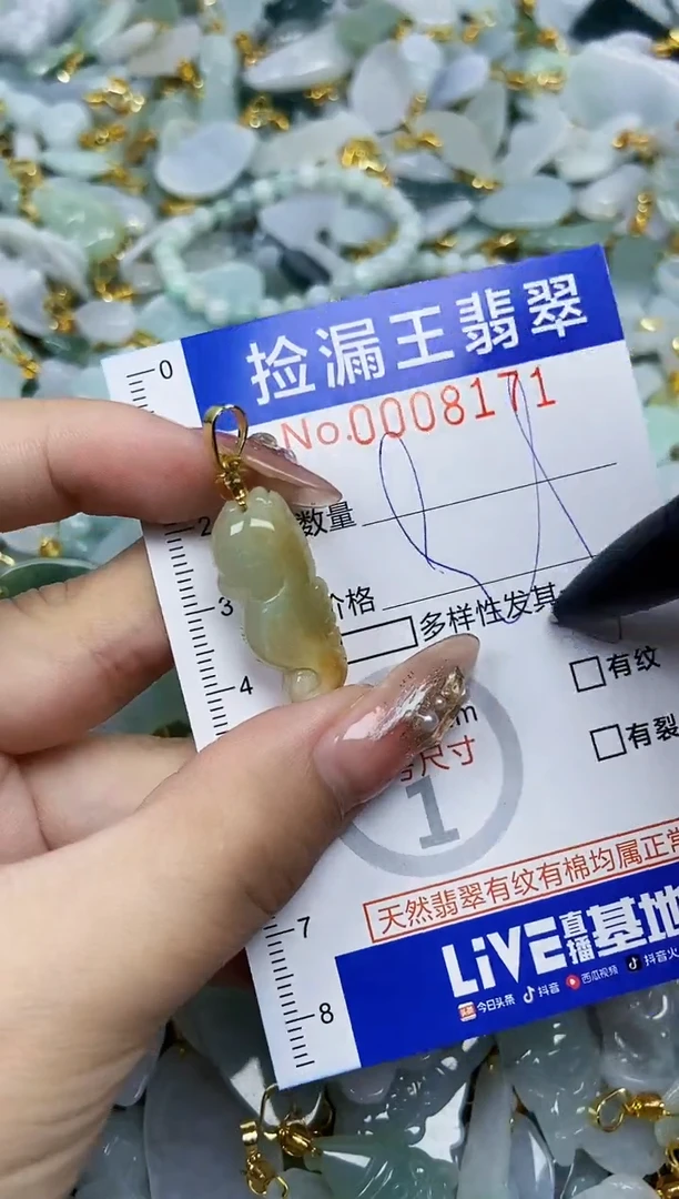 翡翠未镶嵌颈饰天然A货翡翠