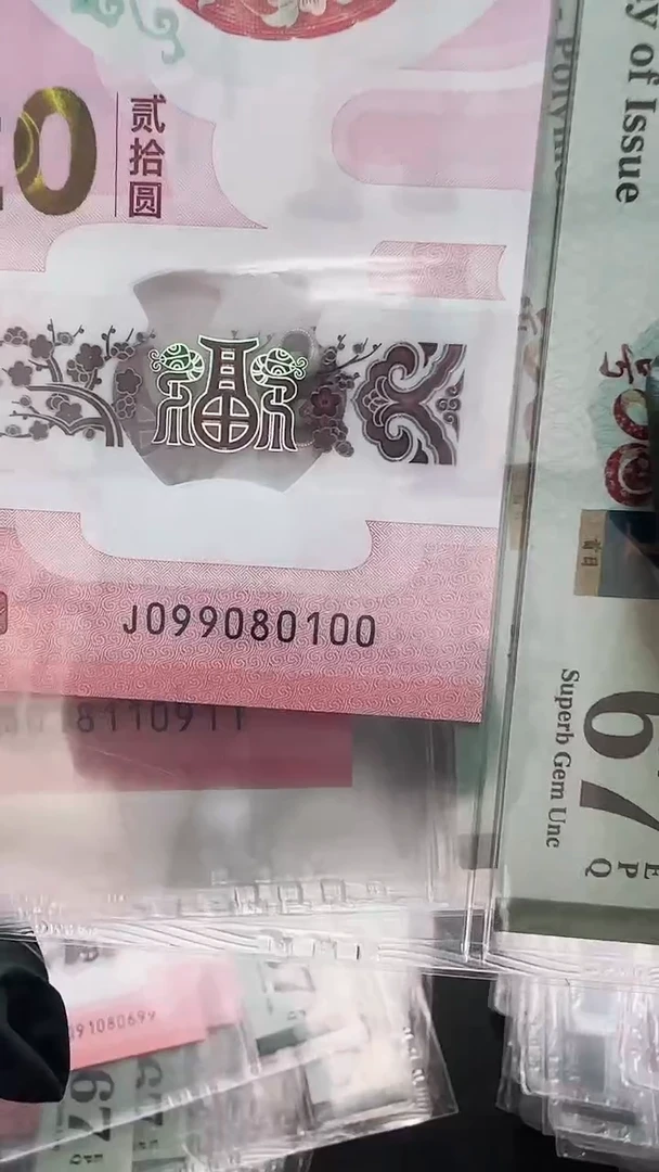 塑料PMG蛇钞单张67分099080100