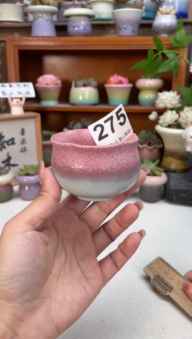 瓷片275知木小芳花盆