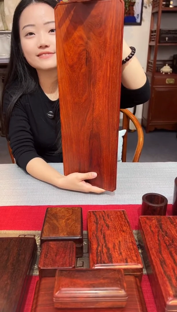 紫檀木类成套家具干泡文盘    一木挖   一物一拍