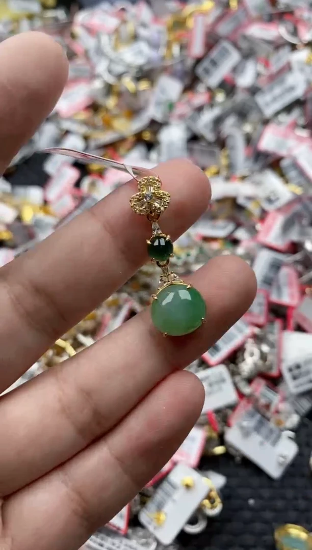 【闪购商品】翡翠戒指银S925镶嵌222222---3