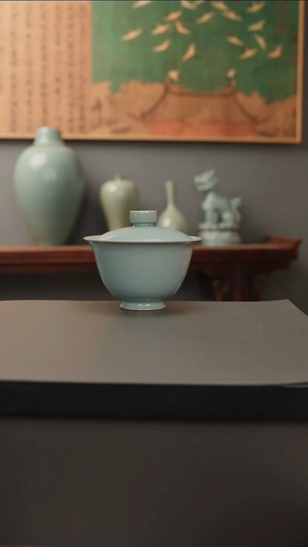 杯仿古釉原矿  玉兰两才