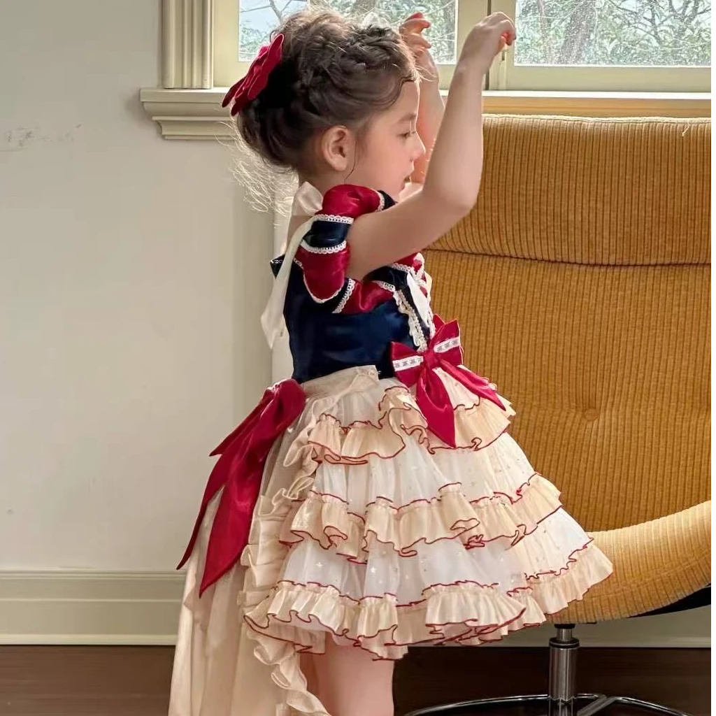 Alice *763* 女童夏季茉莉岛短款白雪公主连衣裙