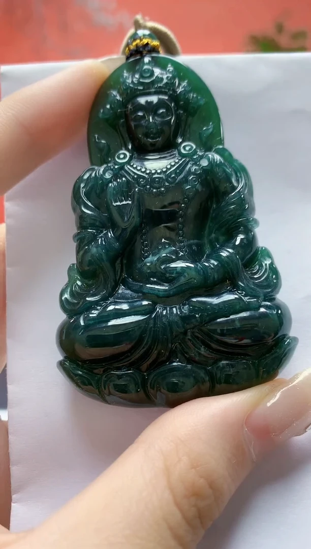 未镶嵌定制翡翠4917jw-毛货挂件56