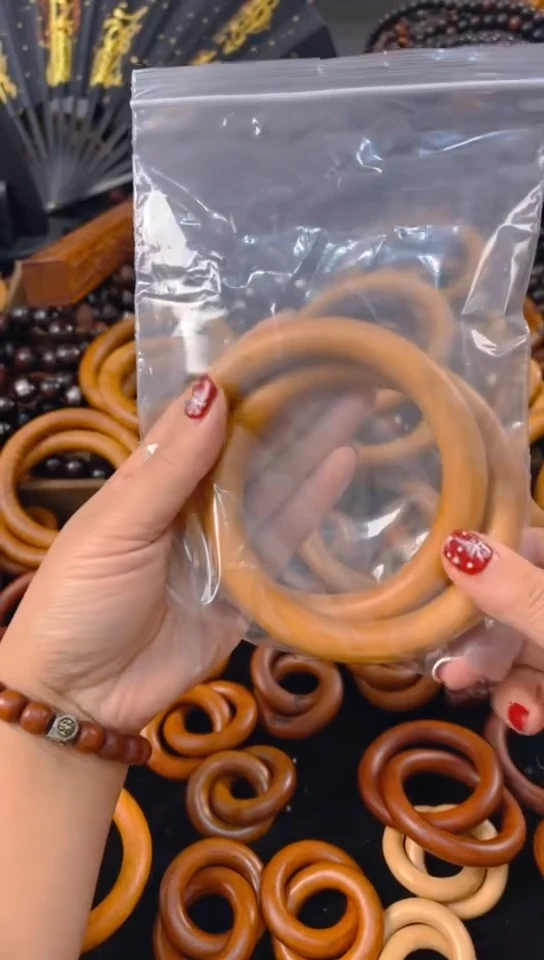 【闪购商品】枣木木雕乾坤圈80微瑕一物一拍