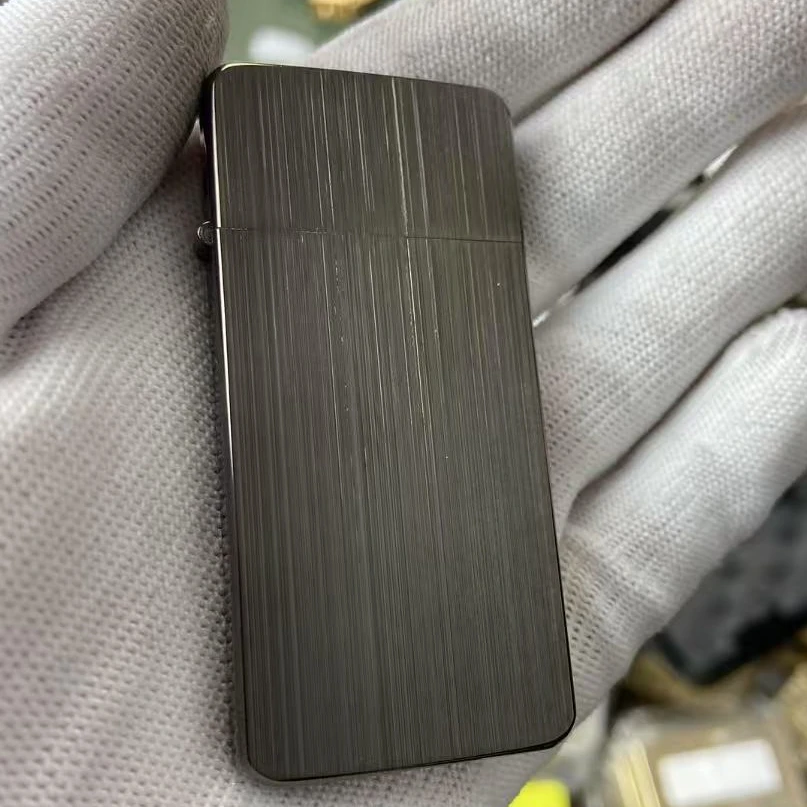 IMCO防风煤油打火机IC4900超薄黑拉丝复古砂轮打火机