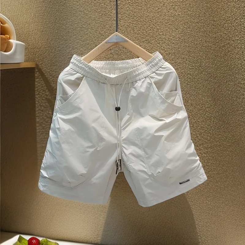 网红爆款工装短裤男款夏季薄款裤子宽松帅气直男款夏季锦纶五分裤