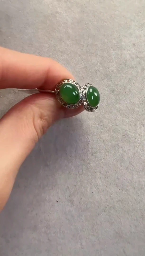 【闪购商品】和田玉耳饰未镶嵌和田玉