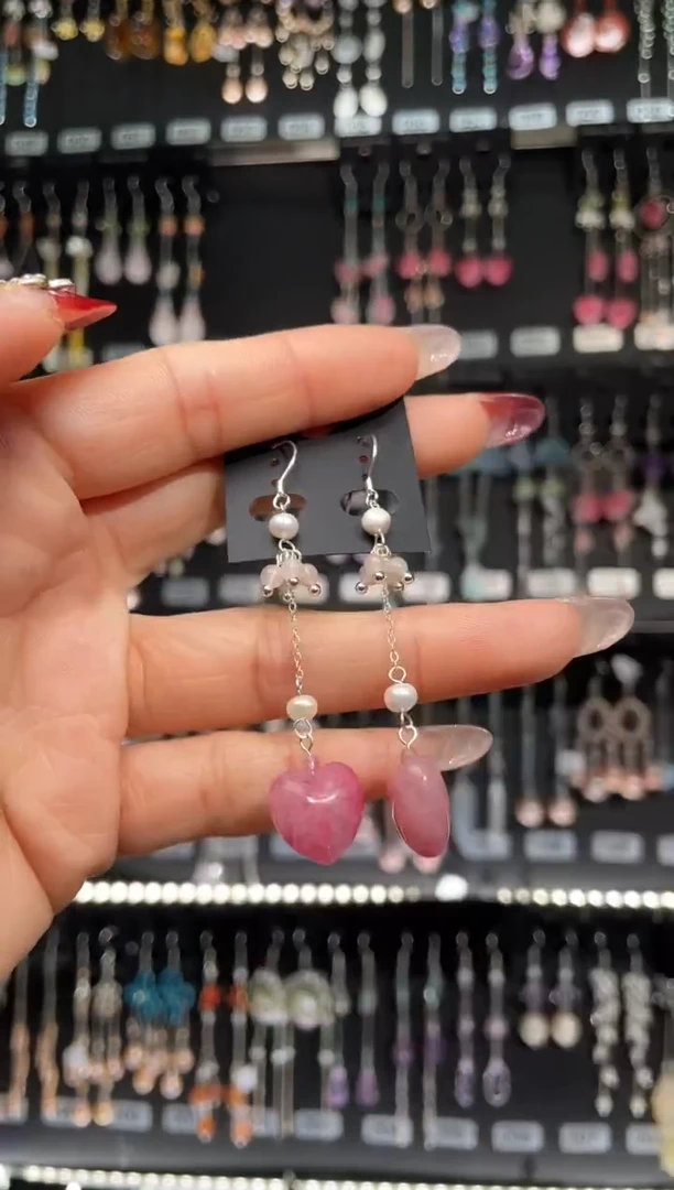 【闪购商品】紫晶耳饰银S925镶嵌TVXQ