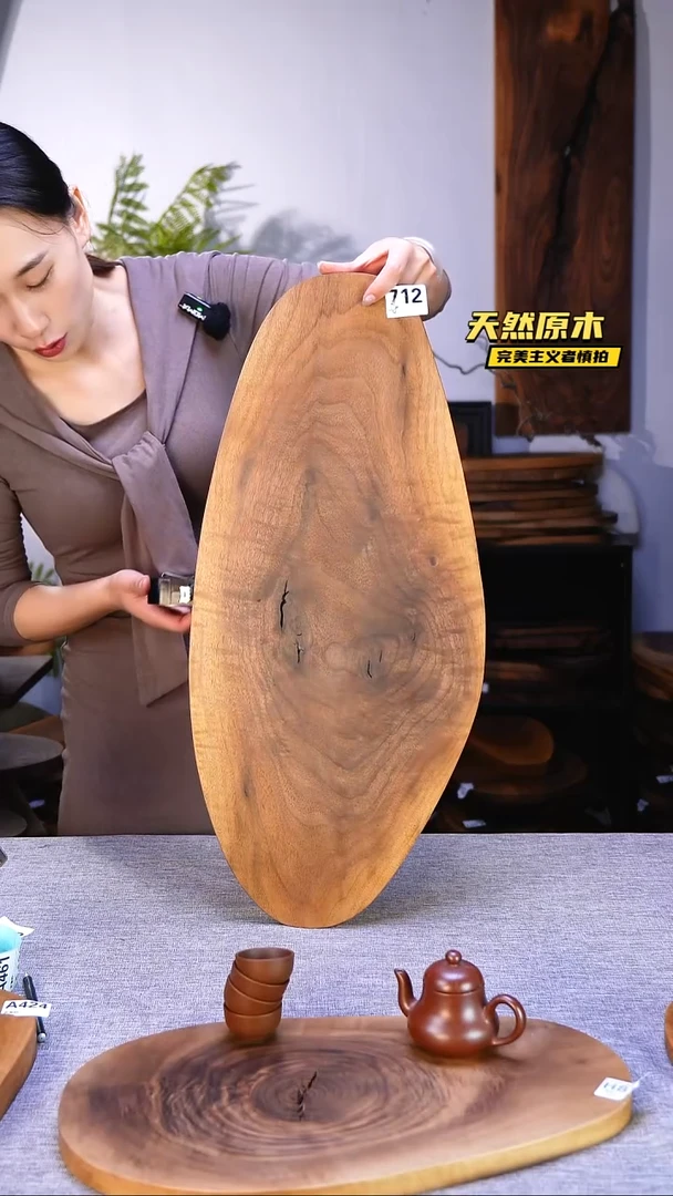 木北美黑胡桃原木.干裂疤结不属于商品质量问题完美主义者慎拍