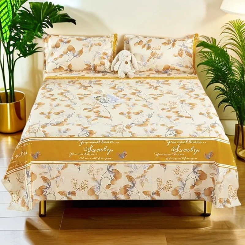 【免费试睡15天】夏季新品晚秋单件床单100%水洗棉200*230cm