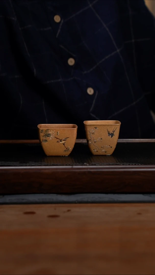 茶壶紫砂安*50cc黄龙山原矿段泥主人杯