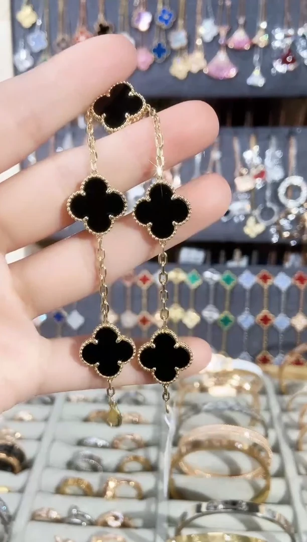 玛瑙/玉髓手链18K金镶嵌玛瑙K黄