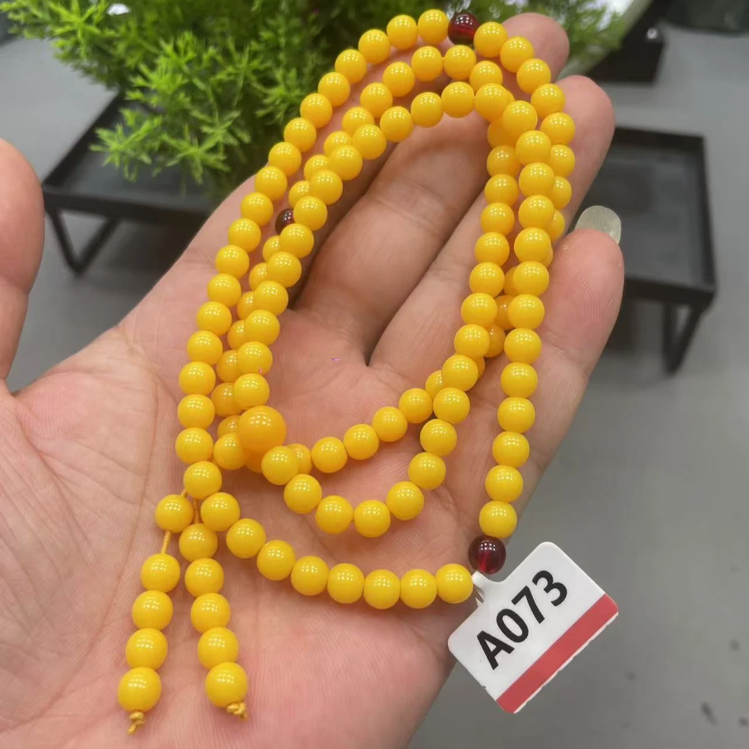 【喜汇甄选】A073 蜜蜡多圈手串