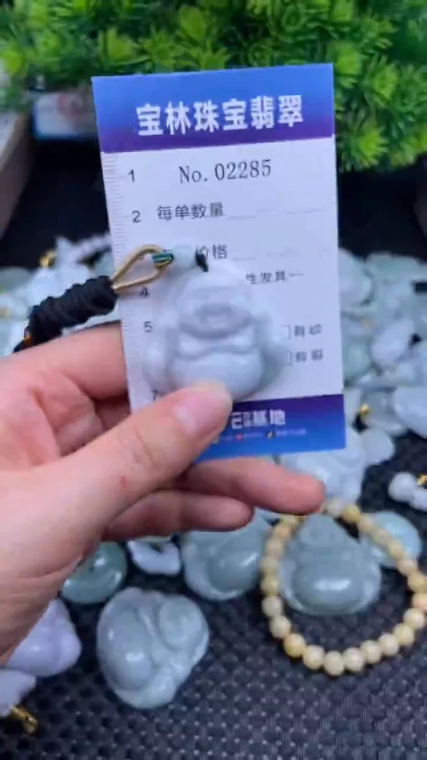 颈饰未镶嵌翡翠天然缅甸翡翠2285