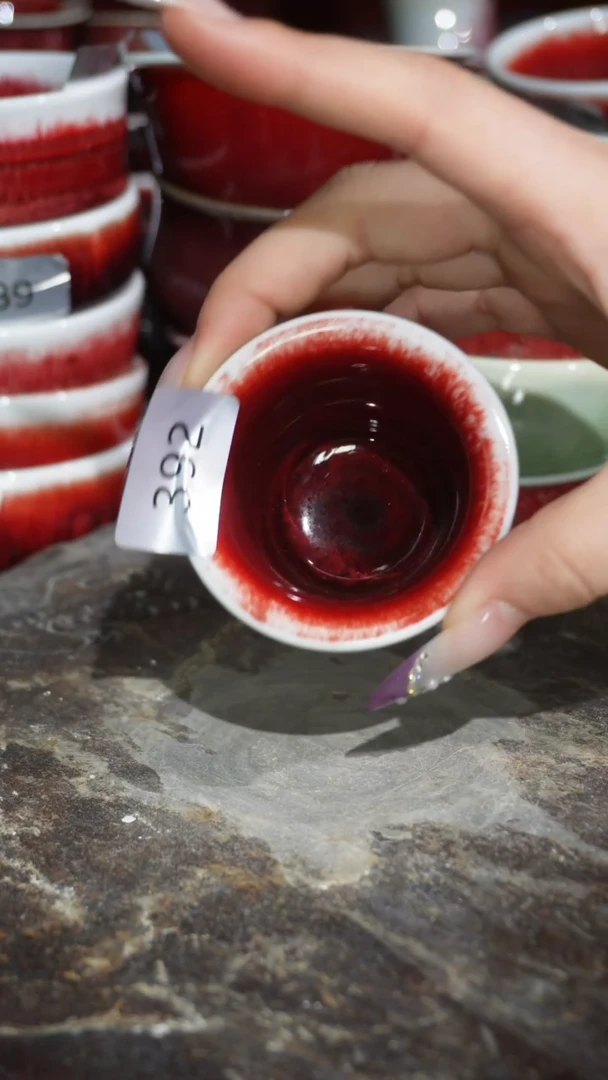 摆件陶精品窑变钧瓷茶器