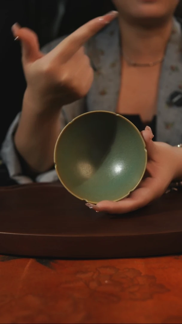 杯子柴烧全品一级 汝州原产地原矿仿古老釉